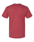 American Apparel 2006CVC Heather Cardinal Back