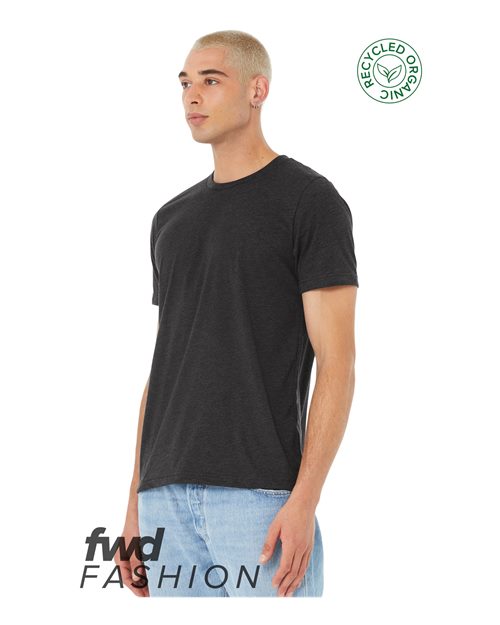BELLA + CANVAS 3001RCY Dark Grey Heather Side