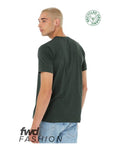 BELLA + CANVAS 3001RCY Heather Forest Back