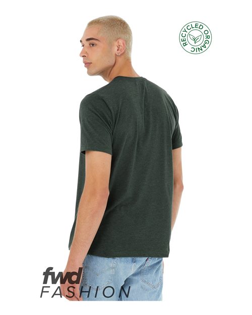 BELLA + CANVAS 3001RCY Heather Forest Back