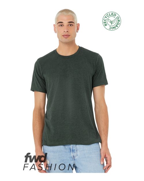 BELLA + CANVAS 3001RCY Heather Forest Front