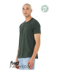 BELLA + CANVAS 3001RCY Heather Forest Side
