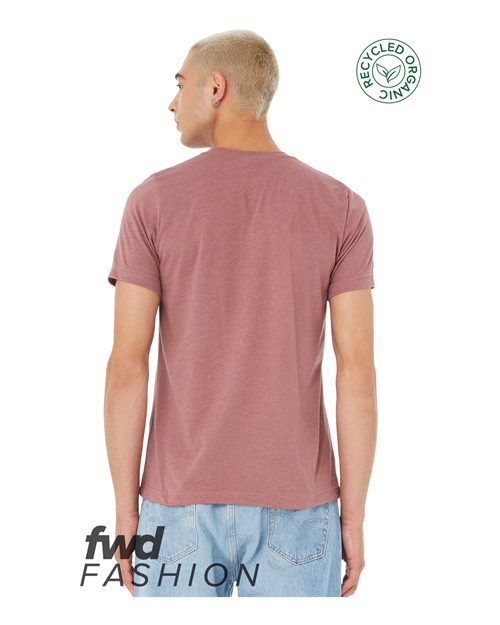 BELLA + CANVAS 3001RCY Heather Mauve Back