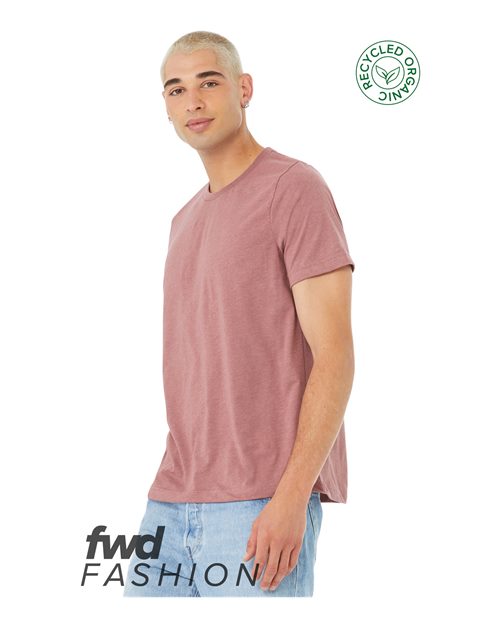 BELLA + CANVAS 3001RCY Heather Mauve Side