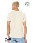 BELLA + CANVAS 3001RCY Heather Natural Back