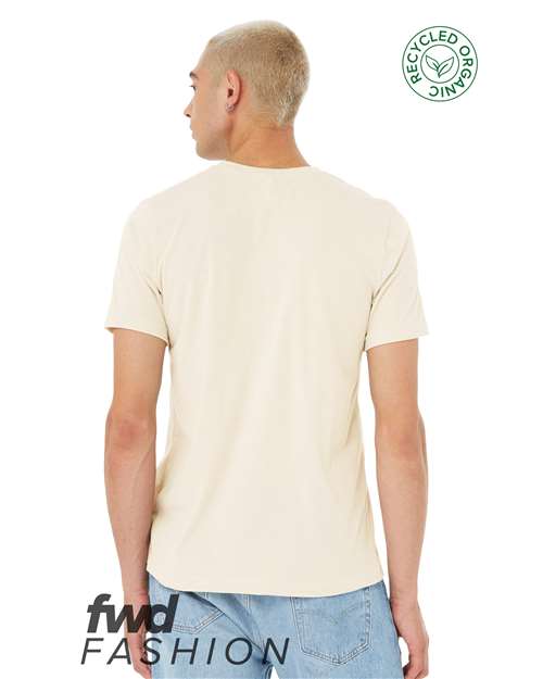 BELLA + CANVAS 3001RCY Heather Natural Back