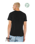 BELLA + CANVAS 3001RCY Solid Black Blend Back