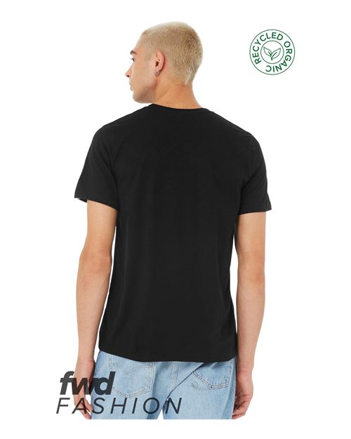 BELLA + CANVAS 3001RCY Solid Black Blend Back