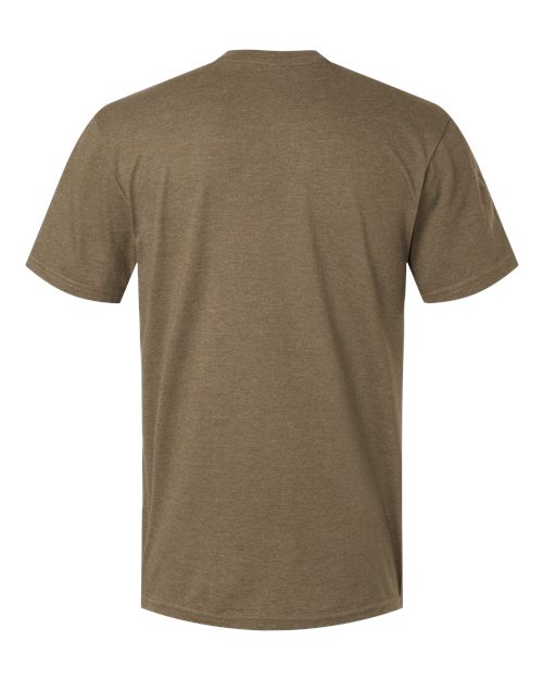 American Apparel 2004CVC Heather Army Back