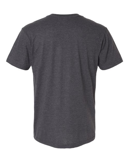 American Apparel 2004CVC Heather Charcoal Back