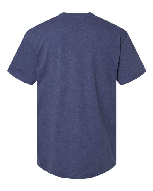 American Apparel 2004CVC Heather Indigo Back