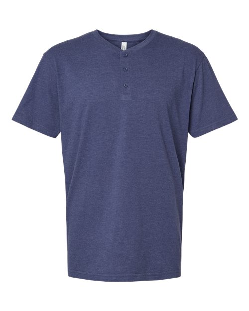 American Apparel 2004CVC Heather Indigo Front