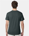 Hanes 42TB Athletic Green Heather Back