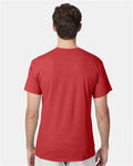 Hanes 42TB Athletic Red Heather Back