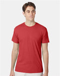 Hanes 42TB Athletic Red Heather Front