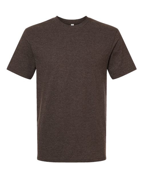 American Apparel 2001CVC Heather Brown Front