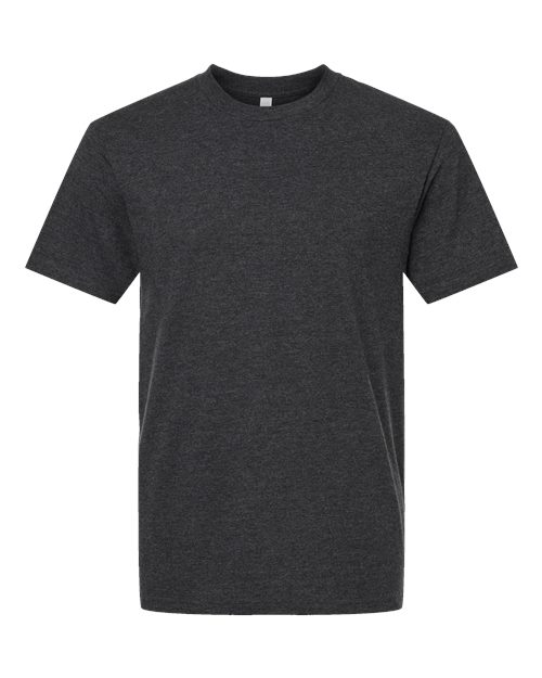 American Apparel 2001CVC Heather Black Front