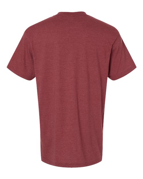 American Apparel 2001CVC Heather Burgundy Back