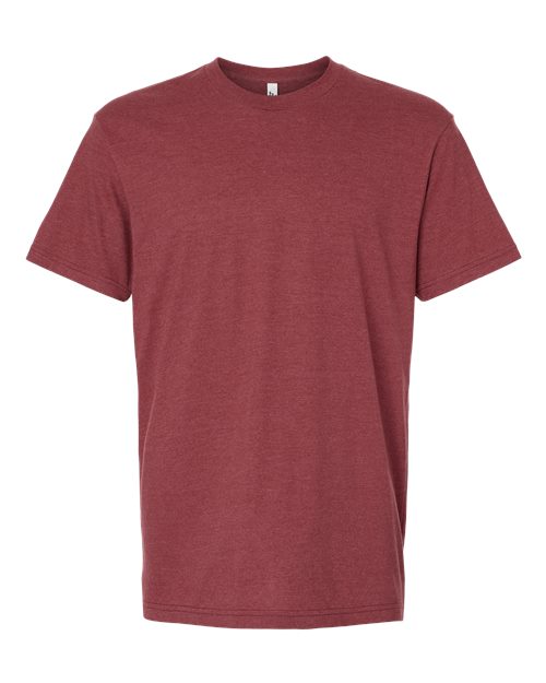 American Apparel 2001CVC Heather Burgundy Front