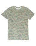 Reishore 100A — Unisex Ultimate CVC T-Shirt — Green Hex Camo