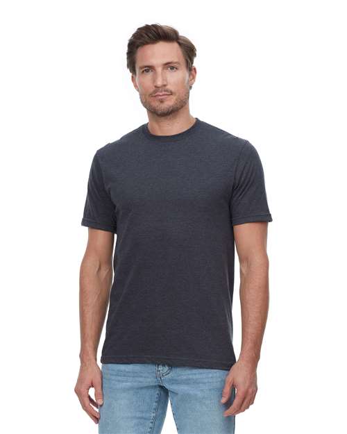 Reishore T1001 — Unisex Epic CVC T-Shirt — Heather Black