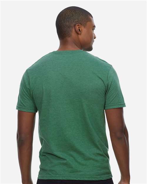 Reishore T1001 — Unisex Epic CVC T-Shirt — Heather Kelly Green