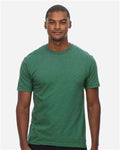 Reishore T1001 — Unisex Epic CVC T-Shirt — Heather Kelly Green
