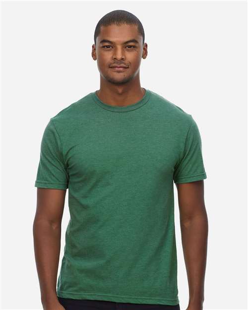 Reishore T1001 — Unisex Epic CVC T-Shirt — Heather Kelly Green