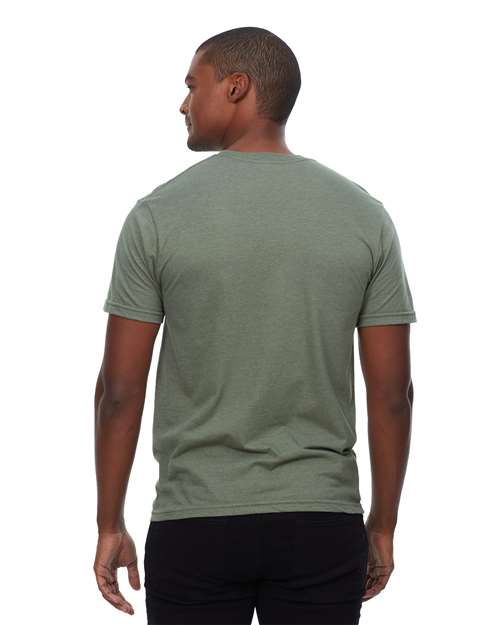 Reishore T1001 — Unisex Epic CVC T-Shirt — Heather Military Green