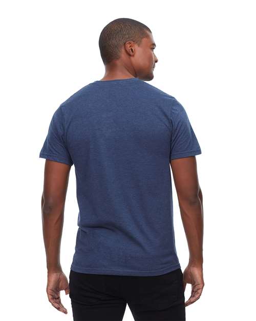 Reishore T1001 — Unisex Epic CVC T-Shirt — Heather Navy