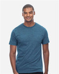 Reishore T1001 — Unisex Epic CVC T-Shirt — Heather Steel Blue