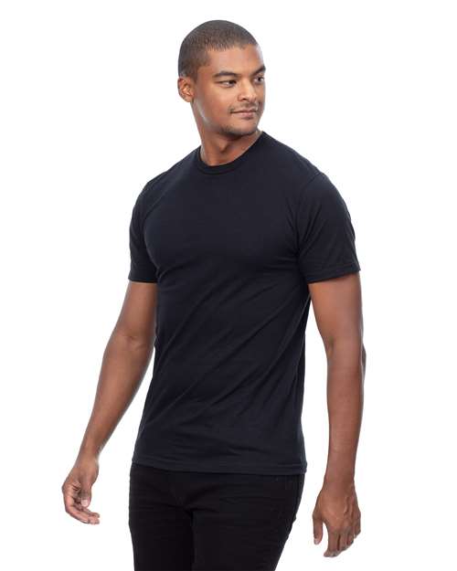 Reishore T1001 — Unisex Epic CVC T-Shirt — Solid Black