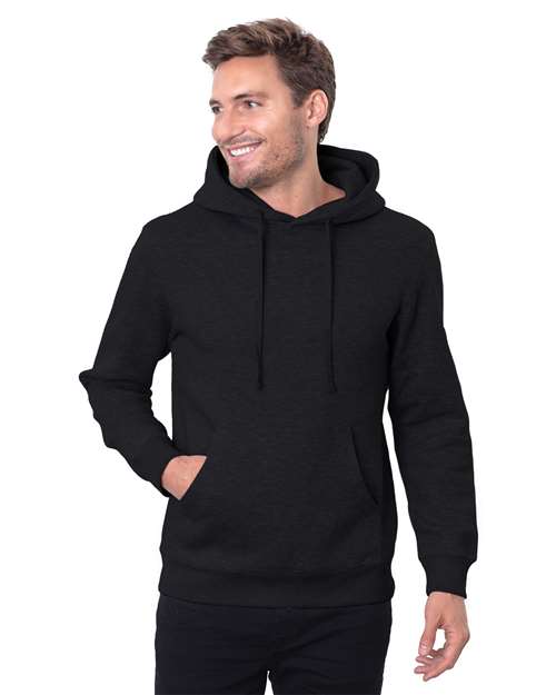 Reishore T2000 — Unisex Epic Fleece Pullover Hooded Sweatshirt — Heather Black