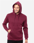 Reishore T2000 — Unisex Epic Fleece Pullover Hooded Sweatshirt — Maroon