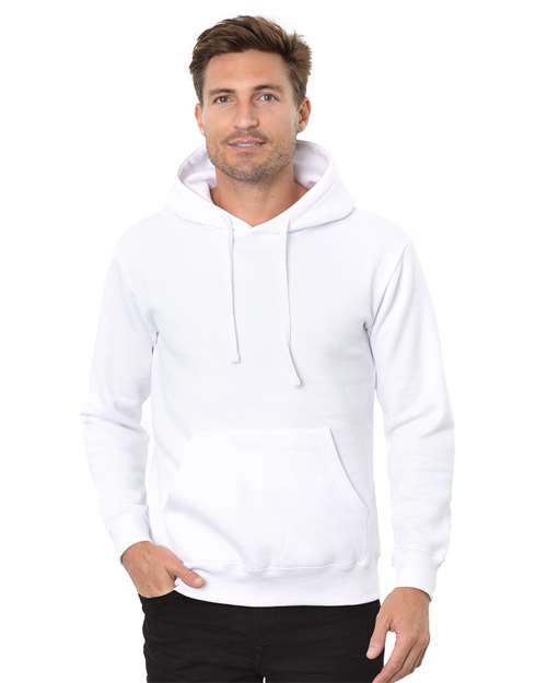 Reishore T2000 — Unisex Epic Fleece Pullover Hooded Sweatshirt — White