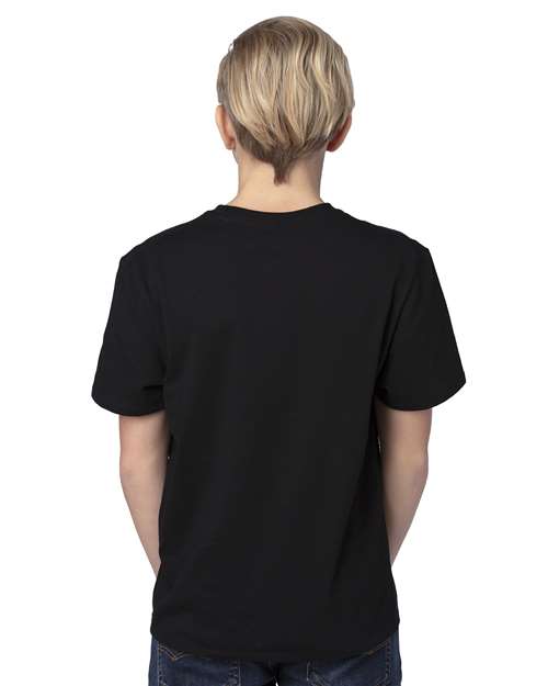 Reishore 600A — Youth Ultimate CVC T-Shirt — Black