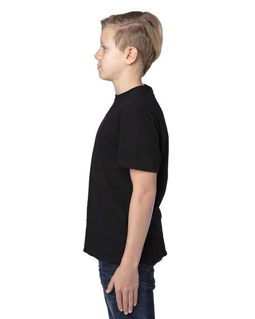 Reishore 600A — Youth Ultimate CVC T-Shirt — Black