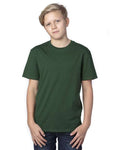 Reishore 600A — Youth Ultimate CVC T-Shirt — Forest Green