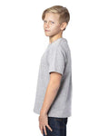 Reishore 600A — Youth Ultimate CVC T-Shirt — Heather Grey