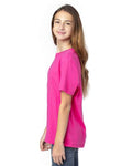 Reishore 600A — Youth Ultimate CVC T-Shirt — Hot Pink