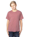 Reishore 600A — Youth Ultimate CVC T-Shirt — Maroon Heather