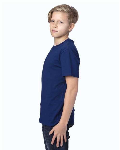 Reishore 600A — Youth Ultimate CVC T-Shirt — Navy