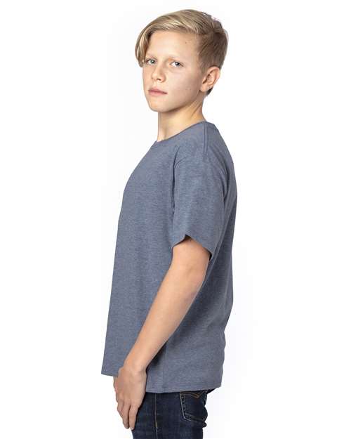 Reishore 600A — Youth Ultimate CVC T-Shirt — Navy Heather