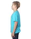 Reishore 600A — Youth Ultimate CVC T-Shirt — Pacific Blue