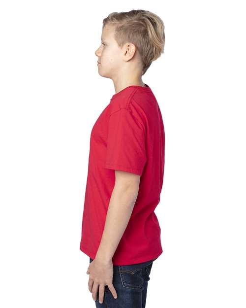 Reishore 600A — Youth Ultimate CVC T-Shirt — Red