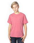 Reishore 600A — Youth Ultimate CVC T-Shirt — Red Heather
