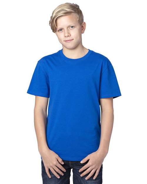 Reishore 600A — Youth Ultimate CVC T-Shirt — Royal