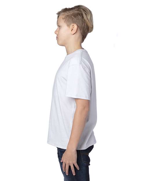 Reishore 600A — Youth Ultimate CVC T-Shirt — Silver