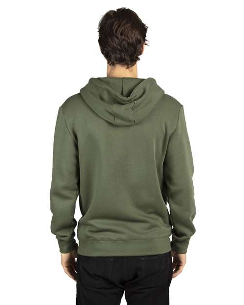 Reishore 320Z — Unisex Fleece Full-Zip Hooded Sweatshirt — Army