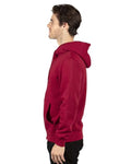 Reishore 320Z — Unisex Fleece Full-Zip Hooded Sweatshirt — Burgundy